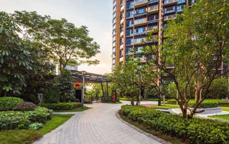 頤安都會(huì)中央公園景觀