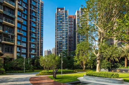 頤安都會(huì)中央公園景觀