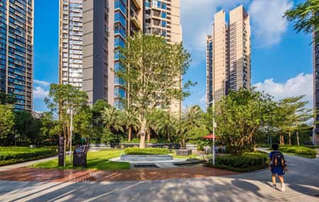 頤安都會(huì)中央公園景觀