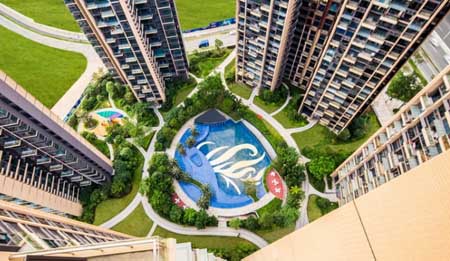 頤安都會(huì)中央公園景觀