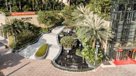 頤安都會(huì)中央公園景觀