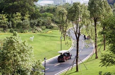 頤安都會(huì)中央公園景觀
