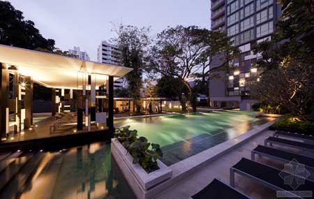 泰國(guó)高檔居住區(qū)Quattro景觀