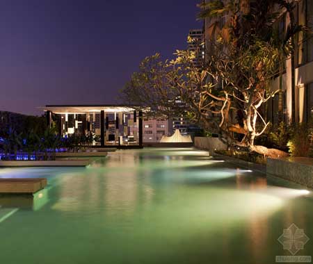 泰國(guó)高檔居住區(qū)Quattro景觀