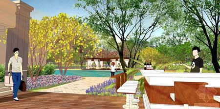 重慶金科時(shí)代中心照母山住宅景觀