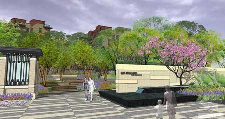 重慶金科時(shí)代中心照母山住宅景觀