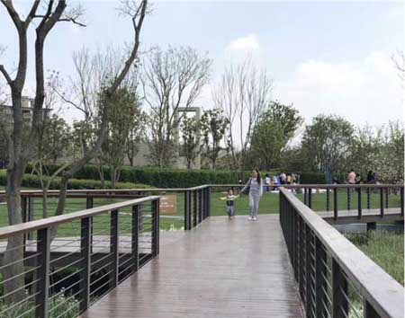 上海浦東萬(wàn)科金域?yàn)憺匙≌坝^