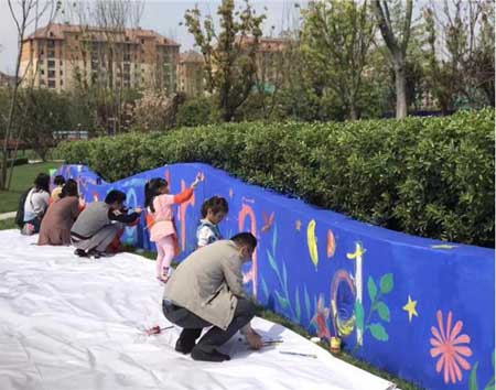 上海浦東萬(wàn)科金域?yàn)憺匙≌坝^