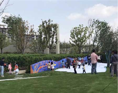 上海浦東萬(wàn)科金域?yàn)憺匙≌坝^