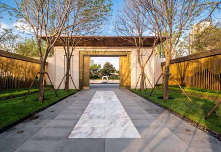 北京陽光城京兆府新中式住宅景觀