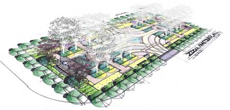 下沉廣場空間效果圖