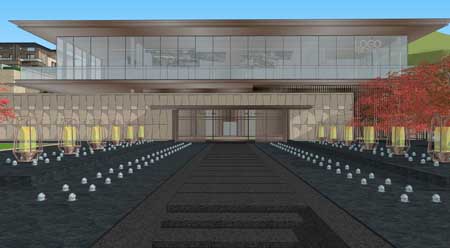 售樓處前場效果圖