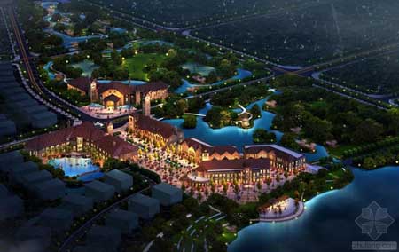 重慶金科廊橋水鄉(xiāng)住宅景觀