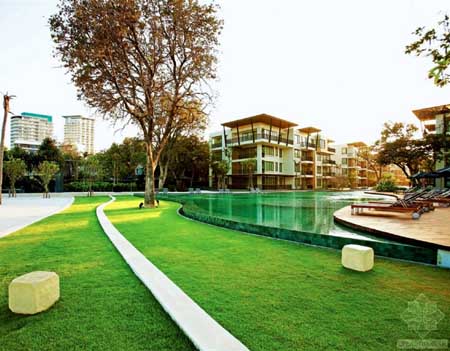 泰國(guó)BaanSansuk住宅景觀