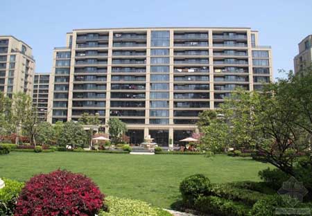 綠城西溪誠園三期守純?cè)纷≌坝^