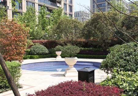 綠城西溪誠園三期守純?cè)纷≌坝^