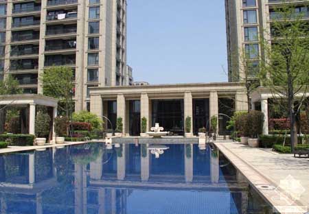 綠城西溪誠園三期守純?cè)纷≌坝^