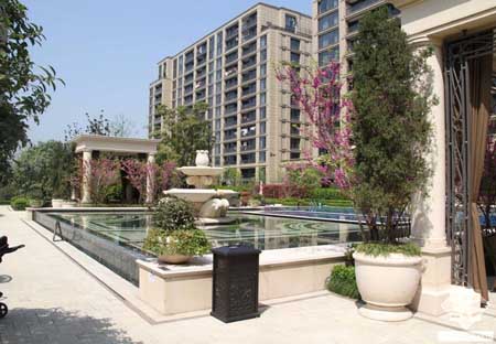 綠城西溪誠園三期守純?cè)纷≌坝^