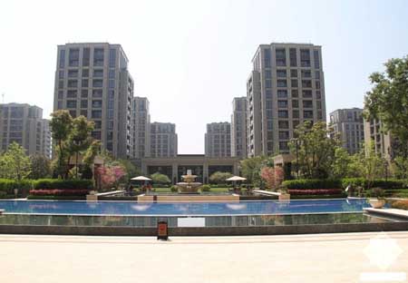 綠城西溪誠園三期守純?cè)纷≌坝^