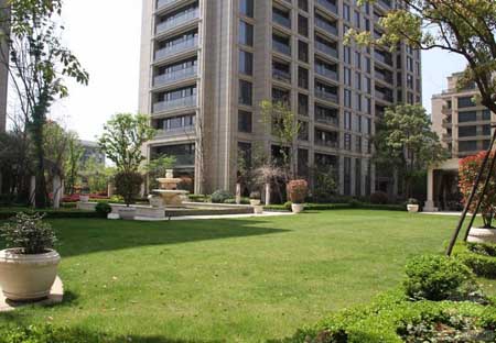 綠城西溪誠園三期守純?cè)纷≌坝^