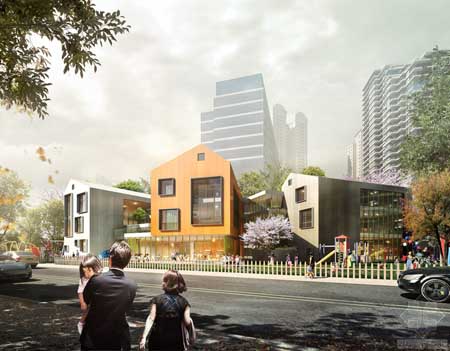 上海中信泰富集團大樓居民區(qū)的改造