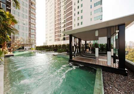 泰國(guó)曼谷Quattro高端住宅花園景觀設(shè)計(jì)