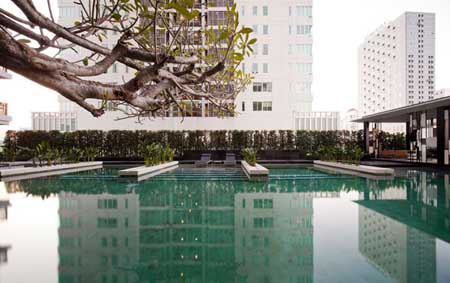 泰國(guó)曼谷Quattro高端住宅花園景觀設(shè)計(jì)