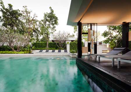 泰國(guó)曼谷Quattro高端住宅花園景觀設(shè)計(jì)